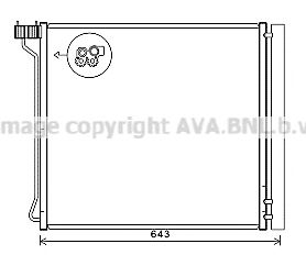 AVA QUALITY COOLING bw5474d -  Конденсатор, кондиционер